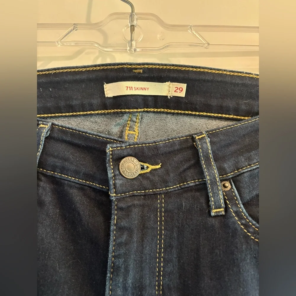 Levi's Women's 711 Skinny Jeans - Size 29 - Picture 2 of 4